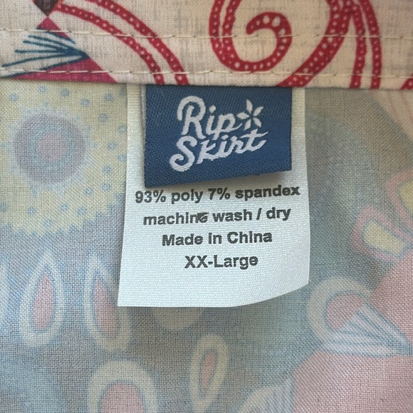 RipSkirt Hawaii multicolor patchwork wrap skirt XXL - Picture 7 of 13